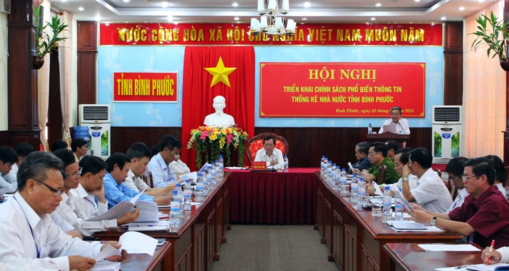 UBND tỉnh triển khai ch&iacute;nh s&aacute;ch phổ biến th&ocirc;ng tin thống k&ecirc; nh&agrave; nước