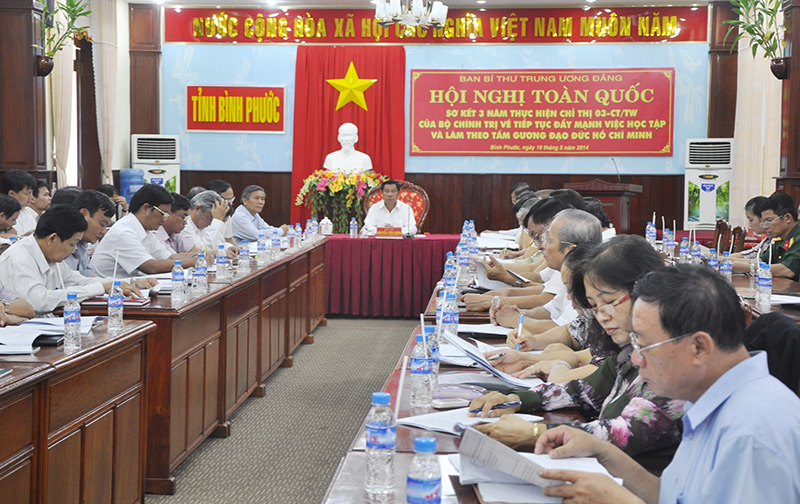 Sơ k&ecirc;́t 3 năm thực hi&ecirc;̣n Chỉ thị 03-CT/TW của B&ocirc;̣ chính trị