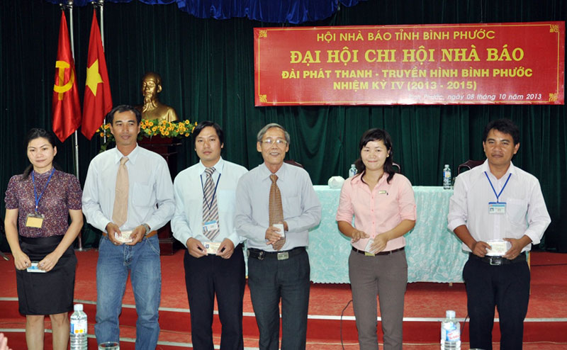 Chi hội nh&agrave; b&aacute;o Đ&agrave;i PT-TH B&igrave;nh Phước đại hội nhiệm kỳ IV