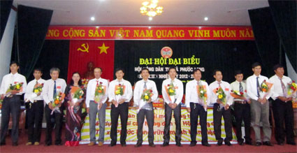 Đại hội Hội n&ocirc;ng d&acirc;n thị x&atilde; Phước Long kh&oacute;a II