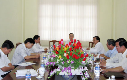 Giao ban khối văn h&oacute;a - x&atilde; hội đầu năm 2012