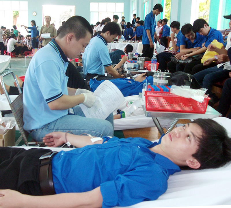 Hiến 420 đơn vị máu, vượt 64,2% kế hoạch