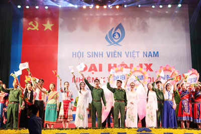Khai mạc Đại hội đại biểu to&agrave;n quốc lần thứ IX Hội Sinh vi&ecirc;n Việt Nam