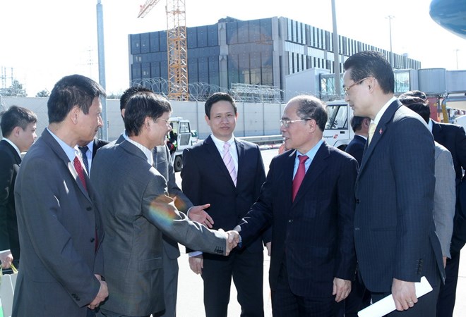 Chủ tịch Quốc hội Nguyễn Sinh H&ugrave;ng gặp Chủ tịch IPU