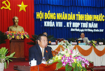 Khai mạc kỳ họp thứ 5 HĐND tỉnh kh&oacute;a VIII