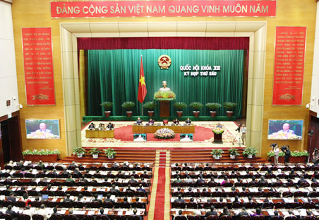 Quốc hội thảo luận về ph&ograve;ng chống tham nhũng năm 2013