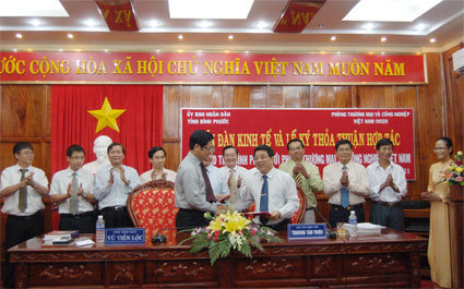 Bình Phước ký kết thỏa thuận hợp tác toàn diện với VCCI