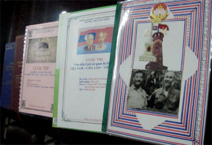 28 bài viết về lịch sử quan hệ đặc biệt Việt Nam - Lào, Lào - Việt Nam được trao giải cấp tỉnh