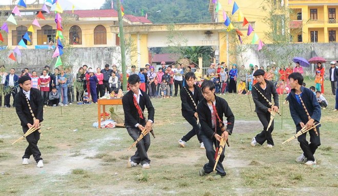 Chùm ảnh Lễ hội Gầu Tào dân tộc Mông ở Hà Giang
