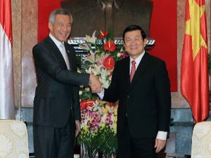 &Ocirc;ng L&yacute; Hiển Long đ&aacute;nh gi&aacute; cao chuyến thăm Việt Nam