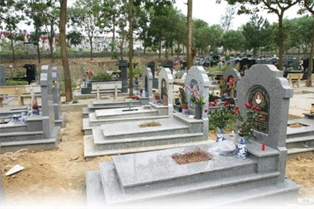 Xây dựng mộ, bia mộ không đúng quy định sẽ bị phạt