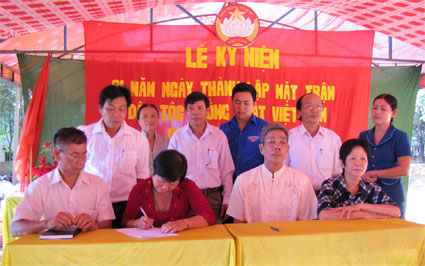 Th&ocirc;n Ph&uacute; L&acirc;m: Gần 93% số hộ đạt gia đ&igrave;nh văn h&oacute;a