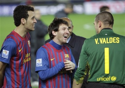 Barca đón tin vui từ Messi và Valdes
