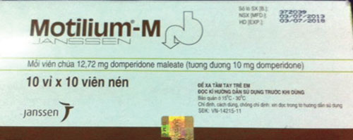 Khuyến cáo thuốc Motilium gây đột tử