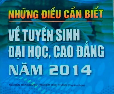 Những điều cần biết về tuyển sinh ĐH, CĐ hệ chính quy năm 2014