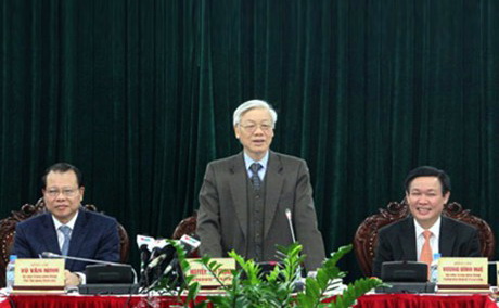 Tổng b&iacute; thư đ&aacute;nh gi&aacute; cao kết quả của Ban Kinh tế T.Ư