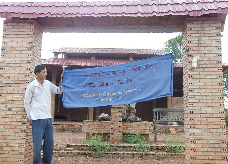 Nhà di tích lịch sử cách mạng Chiến khu D bị bỏ hoang