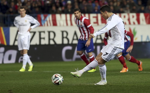 Ronaldo lập cú đúp, Real Madrid loại Atletico Madrid