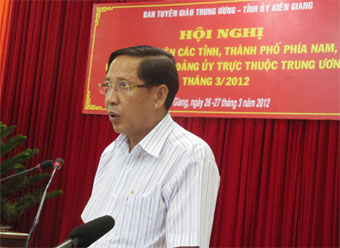 Ban Tuy&ecirc;n gi&aacute;o Trung ương tổ chức hội nghị b&aacute;o c&aacute;o vi&ecirc;n c&aacute;c tỉnh, th&agrave;nh phố khu vực ph&iacute;a Nam