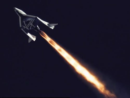 SpaceShipTwo lập kỷ lục mới về độ cao