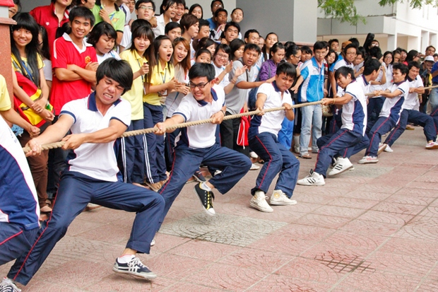 Cần phát triển môn kéo co trong trường học