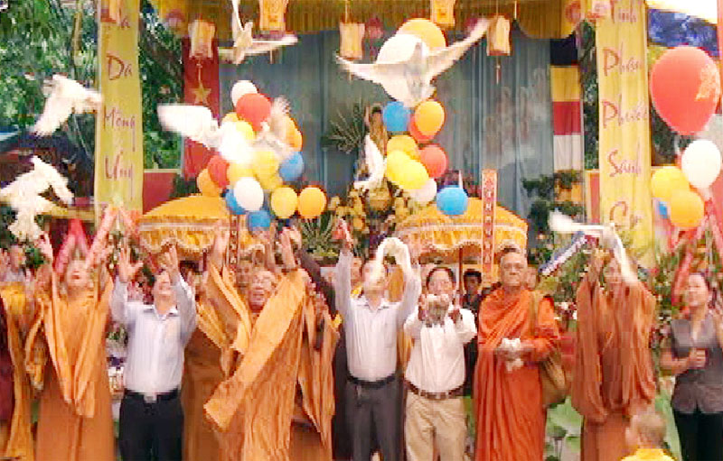 Hội phật gi&aacute;o B&ugrave; Đăng tổ chức đại lễ Phật đản