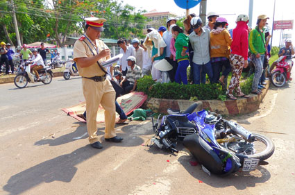 Tai nạn giao thông nghiêm trọng tại huyện Bù Gia Mập