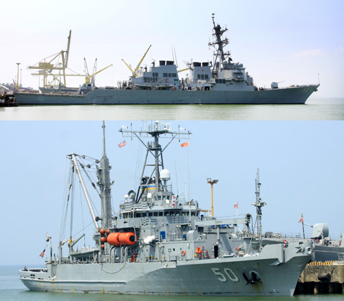 Hải qu&acirc;n Việt - Mỹ lập kế hoạch ứng ph&oacute; cứu nạn t&agrave;u ngầm