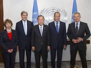 Bộ Tứ tái khẳng định ủng hộ hòa đàm Israel-Palestine