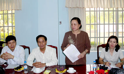 Bí thư Trung ương Đảng Hà Thị Khiết thăm và làm việc tại Bình Phước