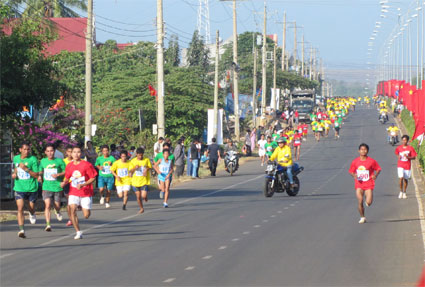 Ng&agrave;y 7-12 đo&agrave;n diễu h&agrave;nh &ocirc; t&ocirc; ASEAN - Ấn Độ sẽ qua B&igrave;nh Phước 