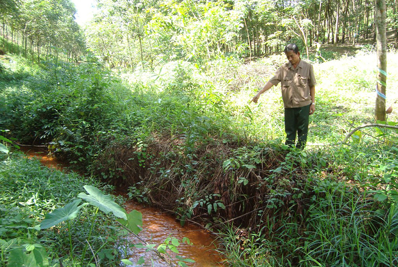 Người dân thôn Tân Lực bức xúc vì môi trường bị ô nhiễm