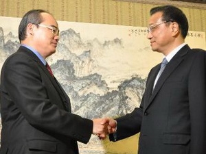 PTT Nguyễn Thiện Nh&acirc;n hội kiến Thủ tướng Trung Quốc