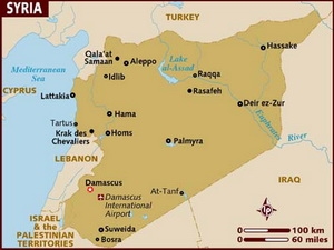 Quân đội Syria không kích 1 thị trấn của phiến quân