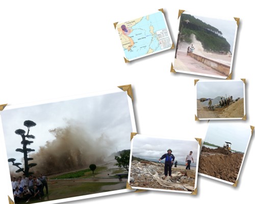 Bão tan, 2 người mất tích, thiệt hại hàng ngàn héc ta hoa màu, thủy sản