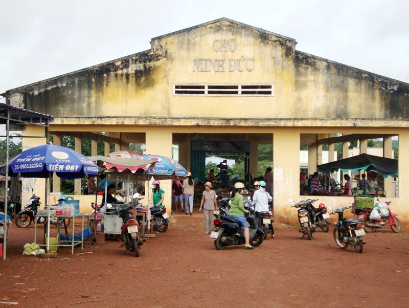 Chợ Minh Đức đã hoạt động trở lại