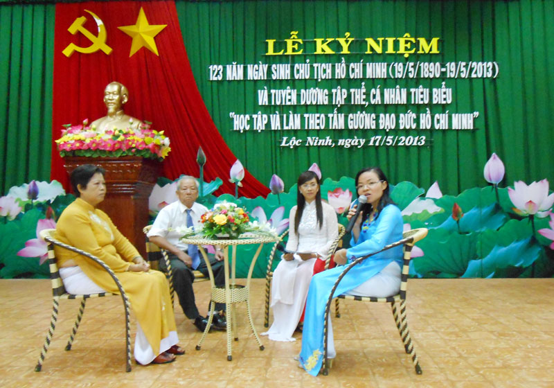 Lộc Ninh  kỷ niệm 123 năm  ng&agrave;y sinh B&aacute;c Hồ