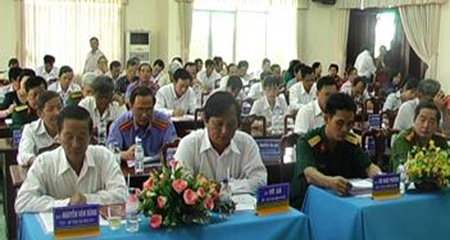 Chơn Th&agrave;nh triển khai Chỉ thị số 17 của Bộ Ch&iacute;nh trị