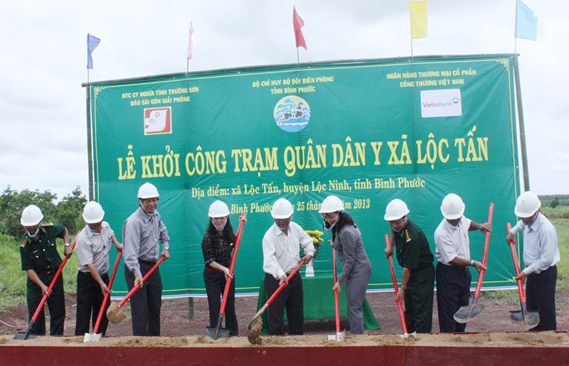 Khởi công xây dựng trạm xá quân - dân - y  kết hợp