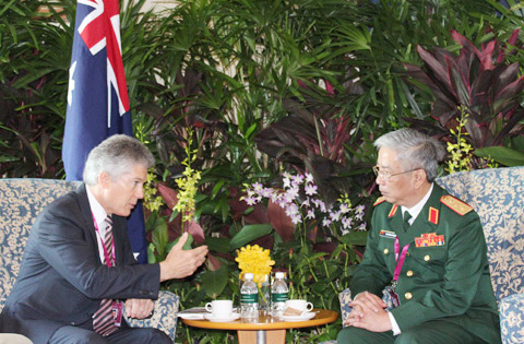 Thứ trưởng Nguyễn Ch&iacute; Vịnh: Đối thoại Shangri-La cởi mở, thẳng thắn v&agrave; minh bạch