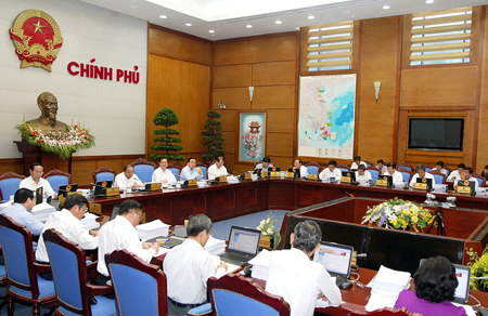 Th&ocirc;ng c&aacute;o b&aacute;o ch&iacute; về phi&ecirc;n họp Ch&iacute;nh phủ thường kỳ th&aacute;ng 7-2013