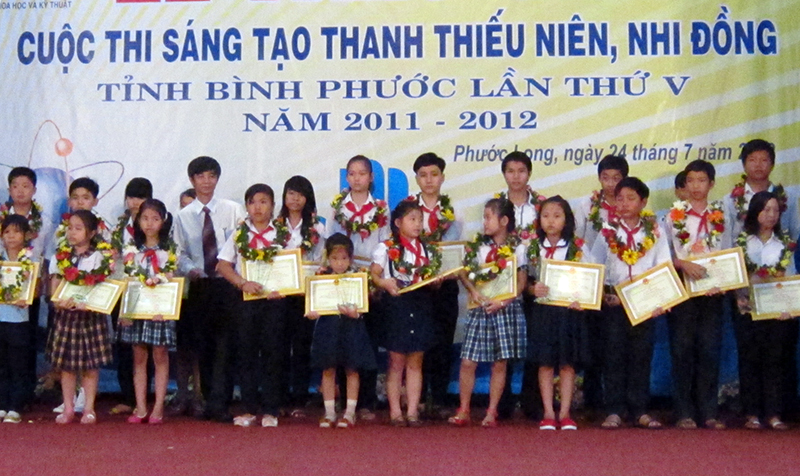 45 sản phẩm sẽ được trao giải Cuộc thi sáng tạo thanh thiếu niên, nhi đồng