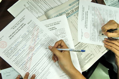 Thời gian nộp hồ sơ đăng ký dự thi tại các trường tổ chức thi
