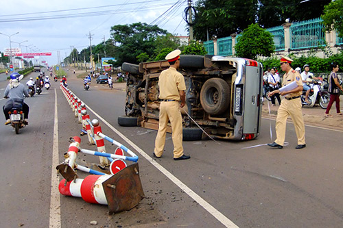 Số vụ, số người chết, số bị thương do tai nạn giao th&ocirc;ng đều giảm