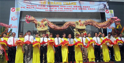 Khánh thành trung tâm thương mại ITC và khai trương siêu thị Vinatex Bình Phước  