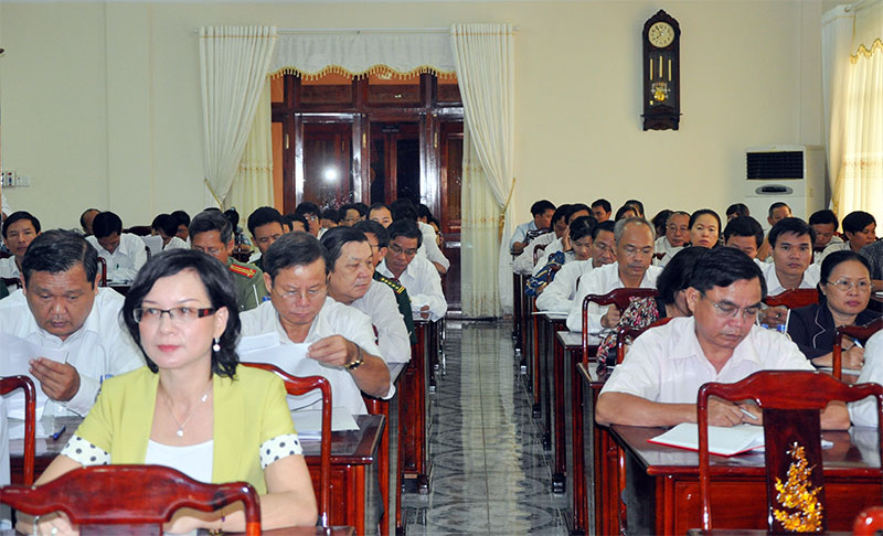 Hội nghị giao ban 6 th&aacute;ng đầu năm thực hiện Chỉ thị 03-CT/TW của Bộ ch&iacute;nh trị