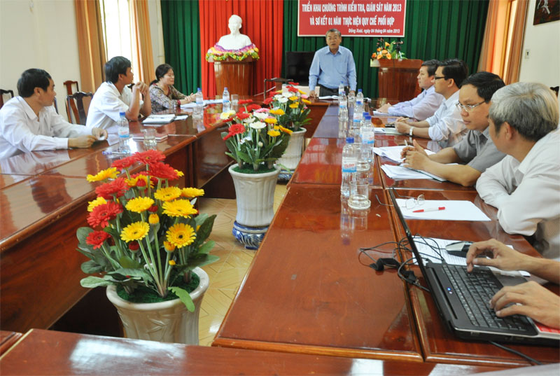 Kết luận c&aacute;c phi&ecirc;n họp của Ủy ban kiểm tra tỉnh ủy sẽ được th&ocirc;ng tin cho b&aacute;o ch&iacute;