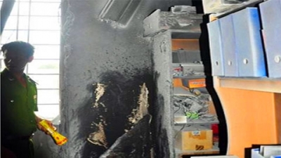 Cháy Kho bạc tỉnh Tiền Giang