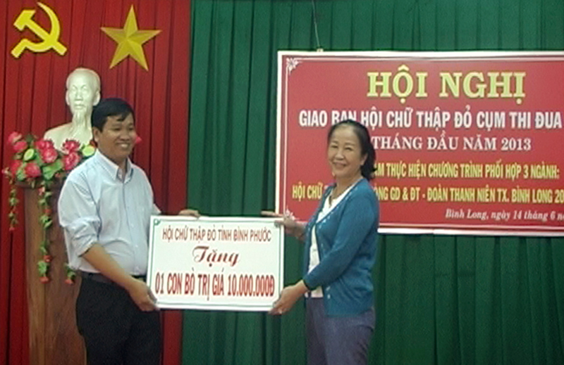 Cụm thi đua Chữ thập đỏ số 2: Tặng 20.510 phần quà cho người có hoàn cảnh khó khăn