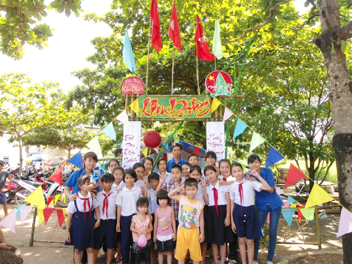 125 thiếu nhi phường Tân Đồng tham gia hội trại “búp măng xinh 2013”